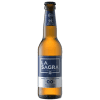 Cerveza española sin alcohol La Sagra 0,0 Sin Alcohol, de color dorado y estilo lager