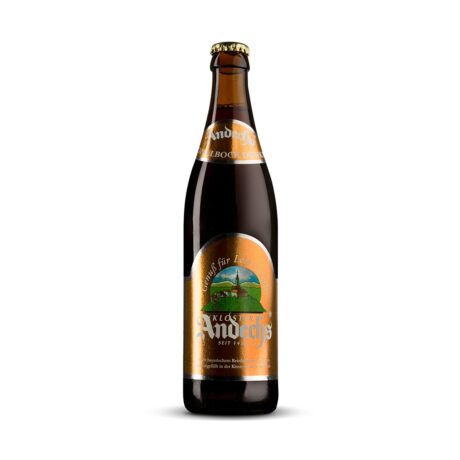 Botella de Cerveza Andechs Doppelbock alemana