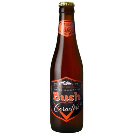 Botella de Cerveza Bush Amber Ambrée Caractère ámbar intenso