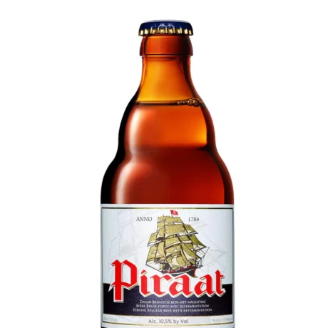 Botella de Cerveza Piraat rubia belga de Brouwerij Van Steenberge