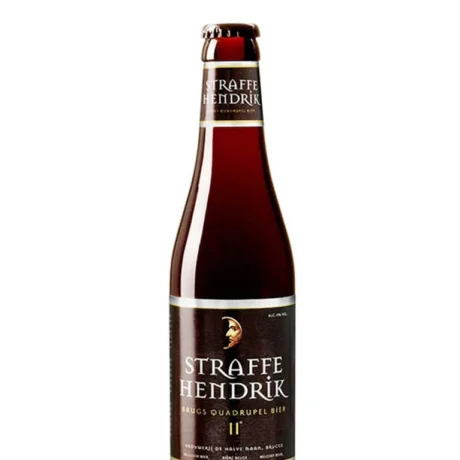 Botella de Cerveza Straffe Hendrik Quadrupel Belga de Brasserie De Halve Maan